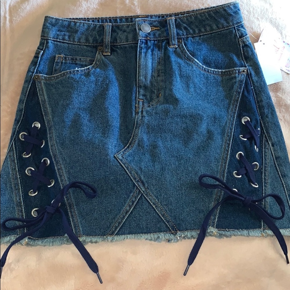 Denim skirt